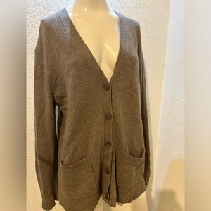 Jenni Kayne Brown Cardigan Sweater